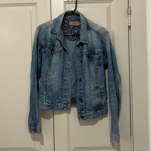 Zara Heritage Denim Jean jacket soft blue